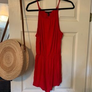 Red romper